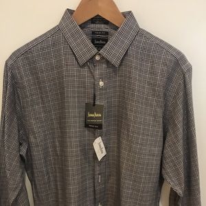 Neiman Marcus Brand Men’s Glenn Plaid Dress Shirt